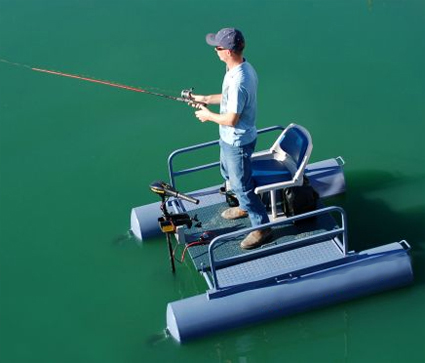 Brand New 6 Ft One Person Mini Pontoon Fishing Boat