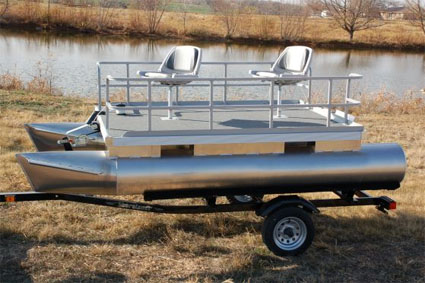 Safe &amp; Secure - Add the optional rail to your fishing pontoon for 
